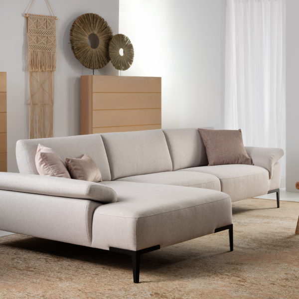 Sofa sectional by ROM in modern furniture store in San Diego