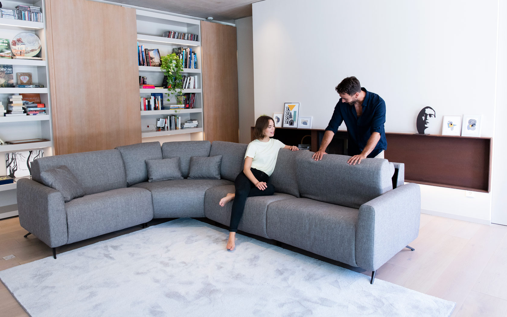 Atlanta Recliner Modular Sofa by Fama Living