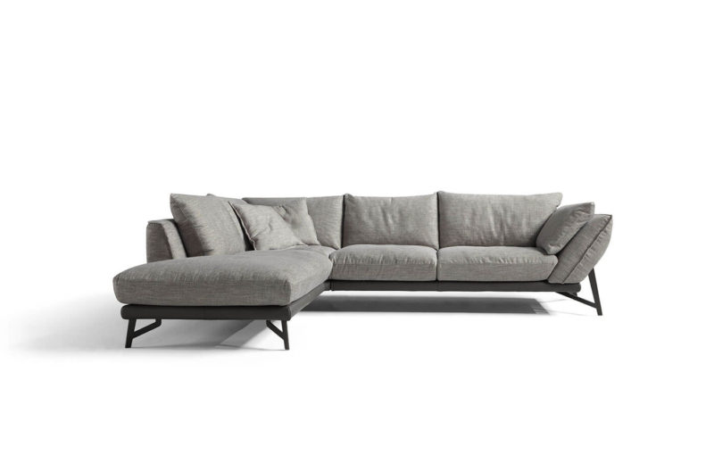 Giada sofa with shabby design