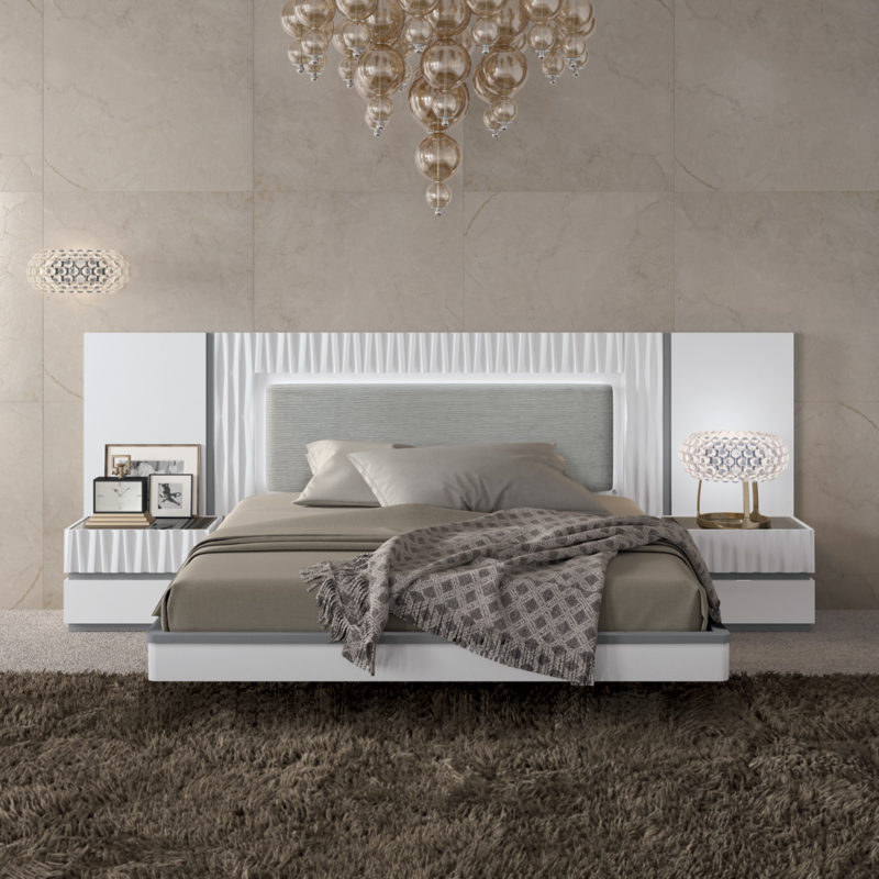 Bedroom 1017 White, Made in Spain
