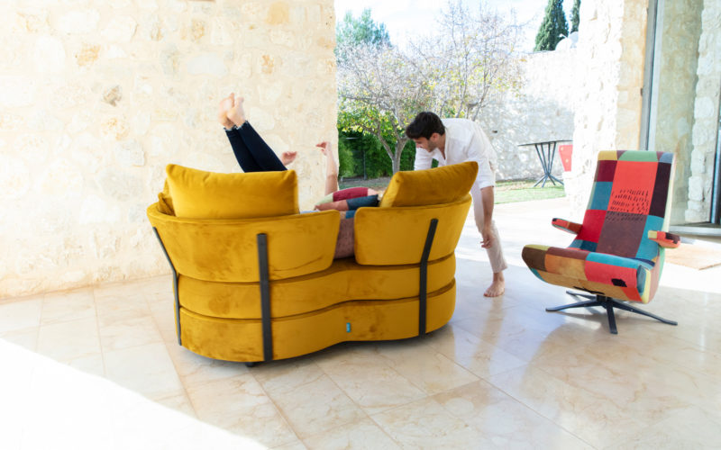 MyApple Curved Sofa by Fama Living