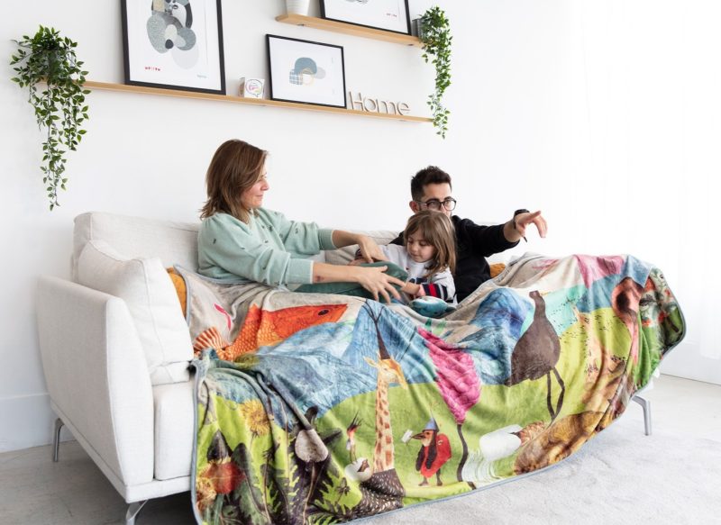 JARDIN DELICIAS YOU&ME Blanket,home-throw-arty-edition-homebyfama