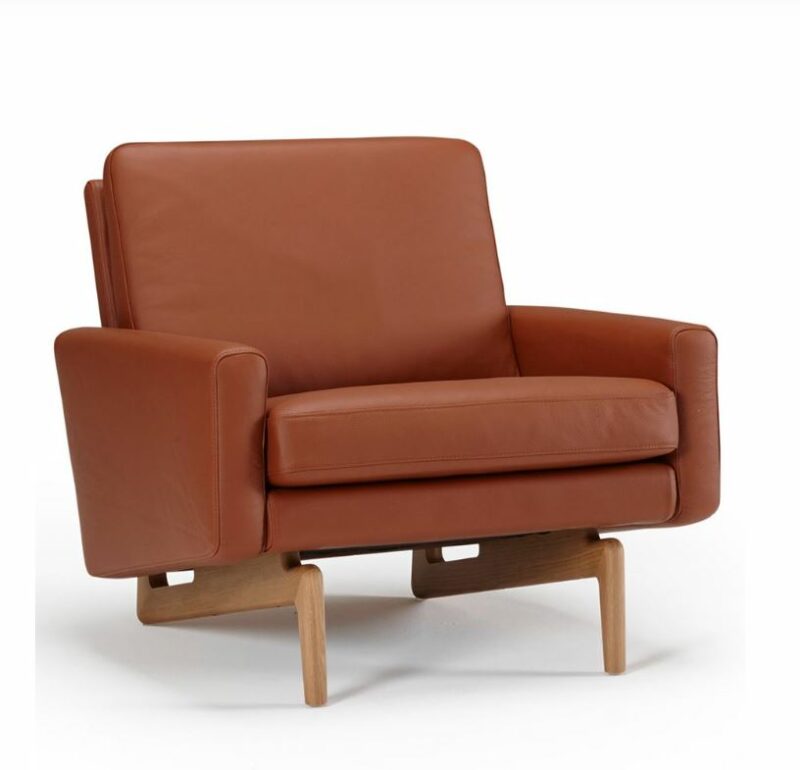 Egsmark Upholstered Leather Armchair