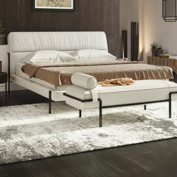 Morfeo Soft Leather Bed