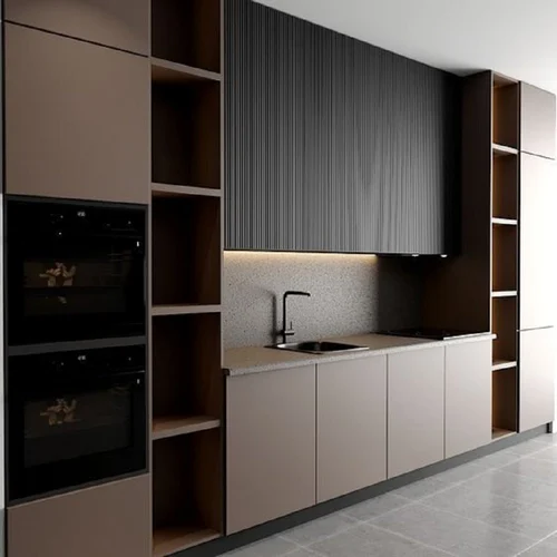 Lacquered Modern Kitchen Cabinets